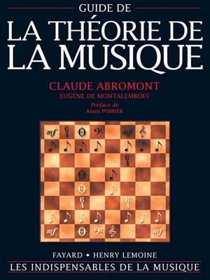 cover image of Guide de la théorie de la musique